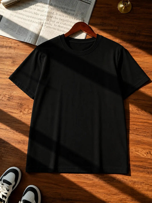 NAVY BLUE HALF SLEEVE T-SHIRT