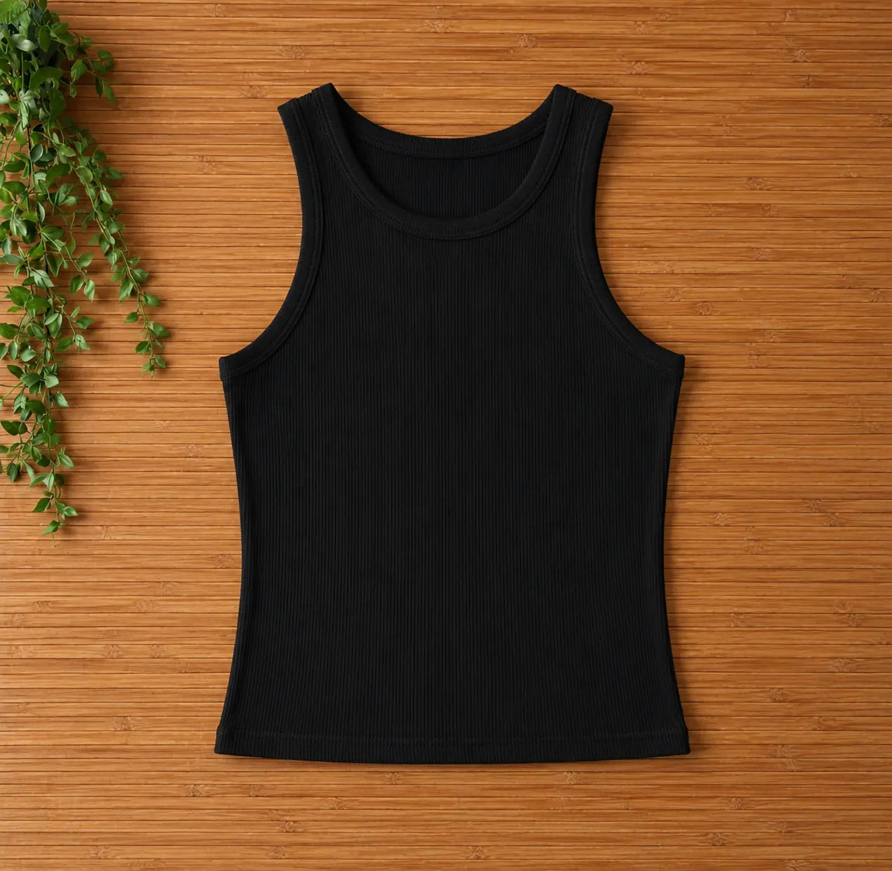 BLACK INNER TANK TOP