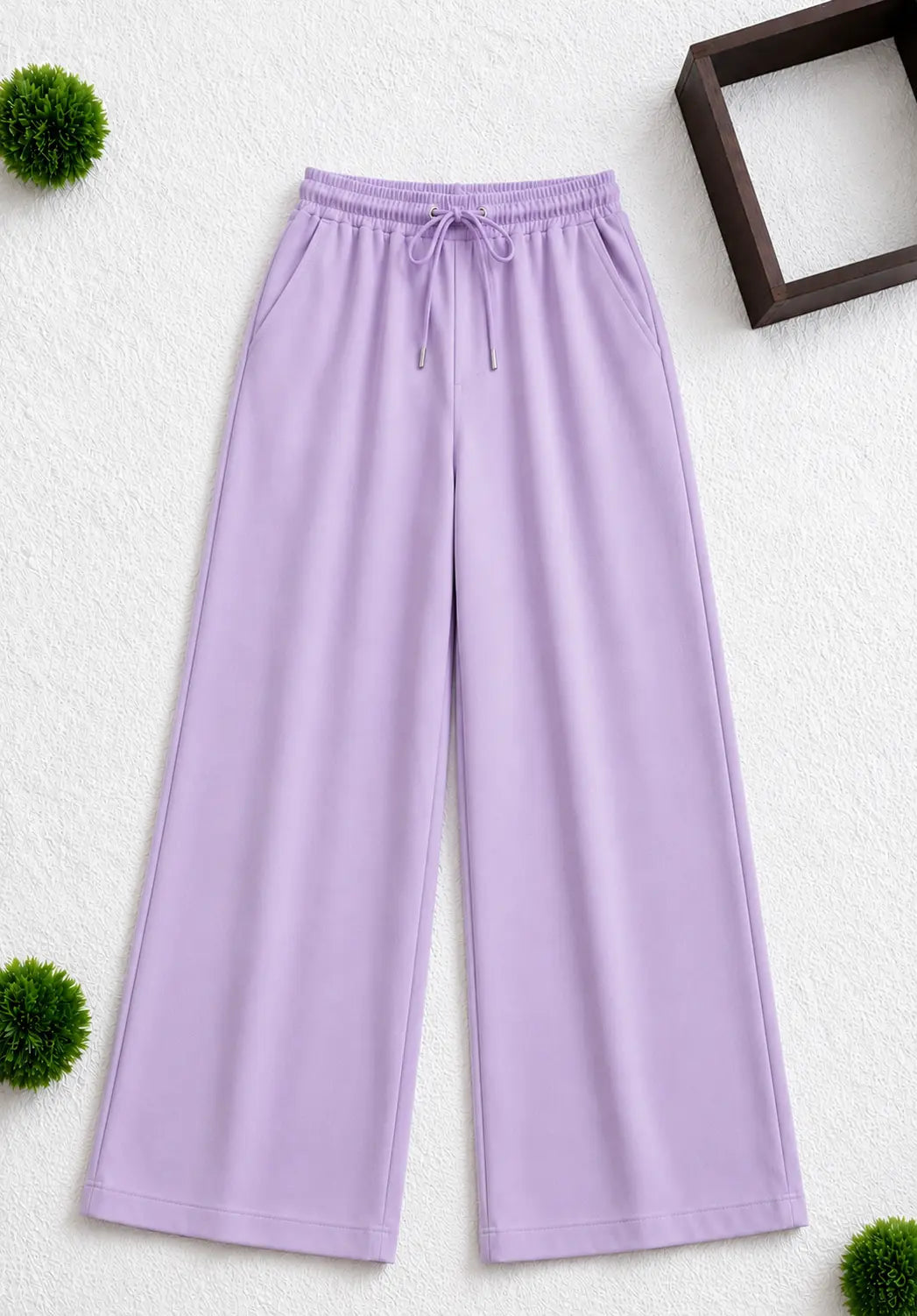 LILAC FLAPPER TROUSERS